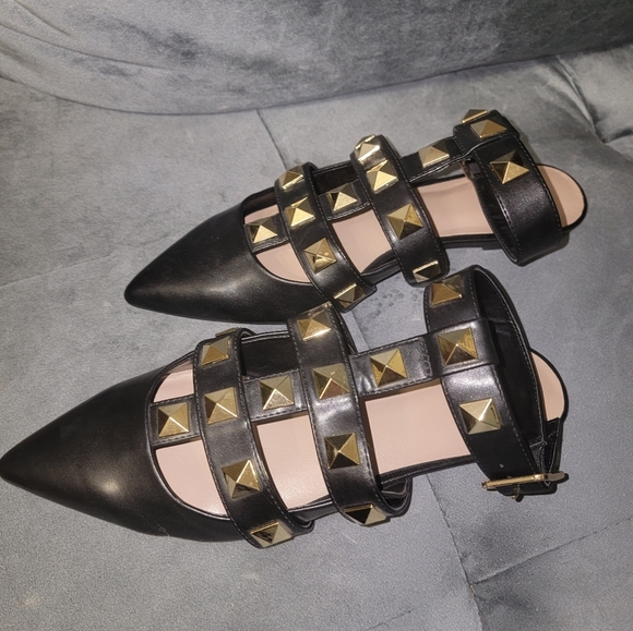 Black Mix No 6 | India StudFlat Shoes Size 8.5 - Picture 3 of 8